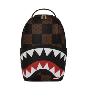 Sprayground That Big Check Shark Backpack